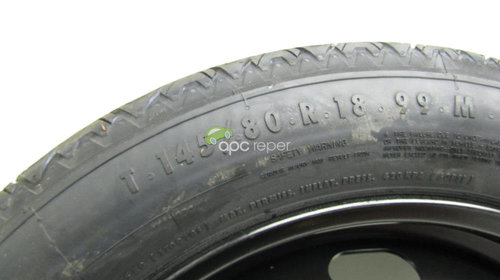 Roata rezerva Originala Audi Q3 8U / VW Tiguan 5N - Cod: 5N0601027E (145/80 R18)