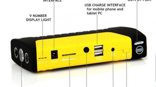 Robot auto (600 A) si functie de incarcare dispozitive mobile