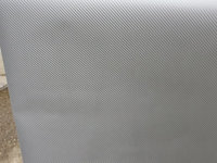 Rola folie carbon 3D argintie rola latime 1.27m x 30m AL-TCT-1600