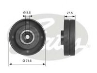 Rola ghidare/conducere, curea distributie AUDI 500 (43, C2), AUDI 500 (44, 44Q, C3), AUDI 100 limuzina (4A, C4) - GATES T41174