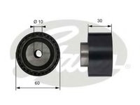 Rola ghidare/conducere, curea distributie FIAT SCUDO caroserie (220L) (1996 - 2006) GATES T42070 piesa NOUA