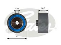 Rola ghidare/conducere, curea distributie HONDA CIVIC VII Hatchback (EU, EP, EV) (1999 - 2006) GATES T42081 piesa NOUA