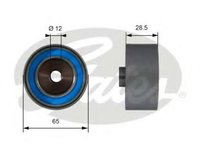 Rola ghidare/conducere, curea distributie OPEL COMBO (71_), OPEL MONZA E (39_, 49_), OPEL KADETT E combi (35_, 36_, 45_, 46_) - GATES T42081