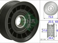 Rola ghidare conducere curea transmisie 532 0649 10 INA pentru Ford C-max Ford Grand Ford Focus Ford Fiesta Ford Ikon Volvo S40 Volvo V50 Volvo C30 Ford Tourneo Ford B-max