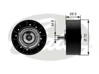 Rola ghidare/conducere, curea transmisie FORD ESCORT Mk V (GAL), FORD ESCORT Mk V combi (GAL, AVL), FORD ESCORT Mk VI Cabriolet (ALL) - GATES T36211