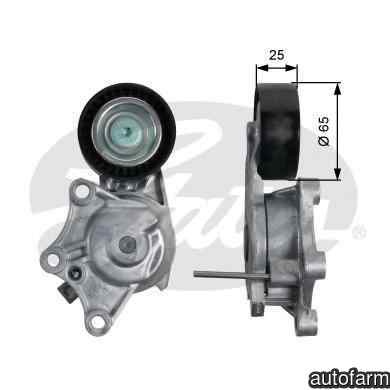 Rola intinzator curea alternator CITROËN C3 II GATES T39187