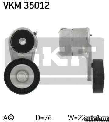 Rola intinzator curea alternator OPEL CORSA C F08 F68 SKF VKM 35012