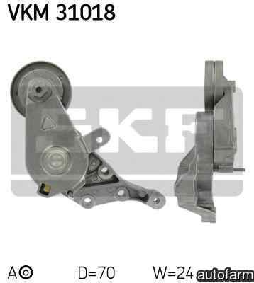 Rola intinzator curea alternator VW BORA combi 1J6 SKF VKM 31018