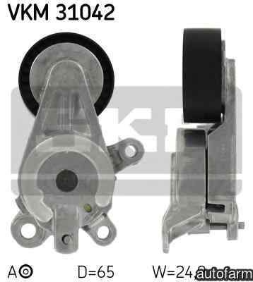 Rola intinzator curea alternator VW EOS 1F7 1F8 SKF VKM 31042