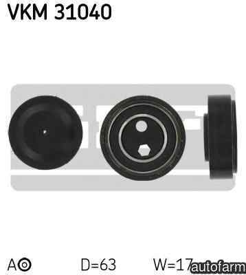 Rola intinzator curea alternator VW PASSAT 3B2 SKF VKM 31040