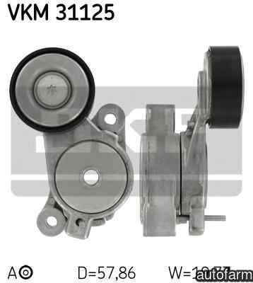 Rola intinzator curea alternator VW PASSAT 3C2 SKF VKM 31125