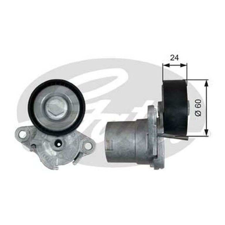 Rola Intinzator curea AUDI A4 Avant 8K5 B8 GATES T39272
