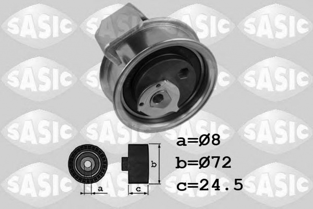 Rola Intinzator curea AUDI A4 Cabriolet 8H7 B6 8HE B7 SASIC 1706077