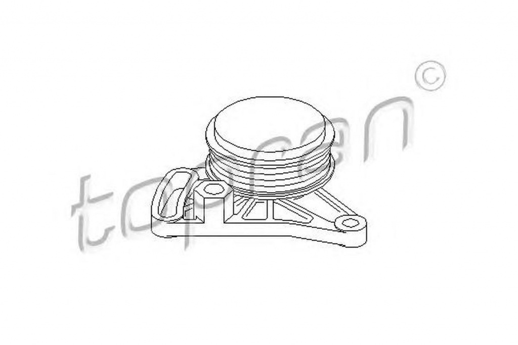 Rola Intinzator curea AUDI A6 4B2 C5 TOPRAN 109156