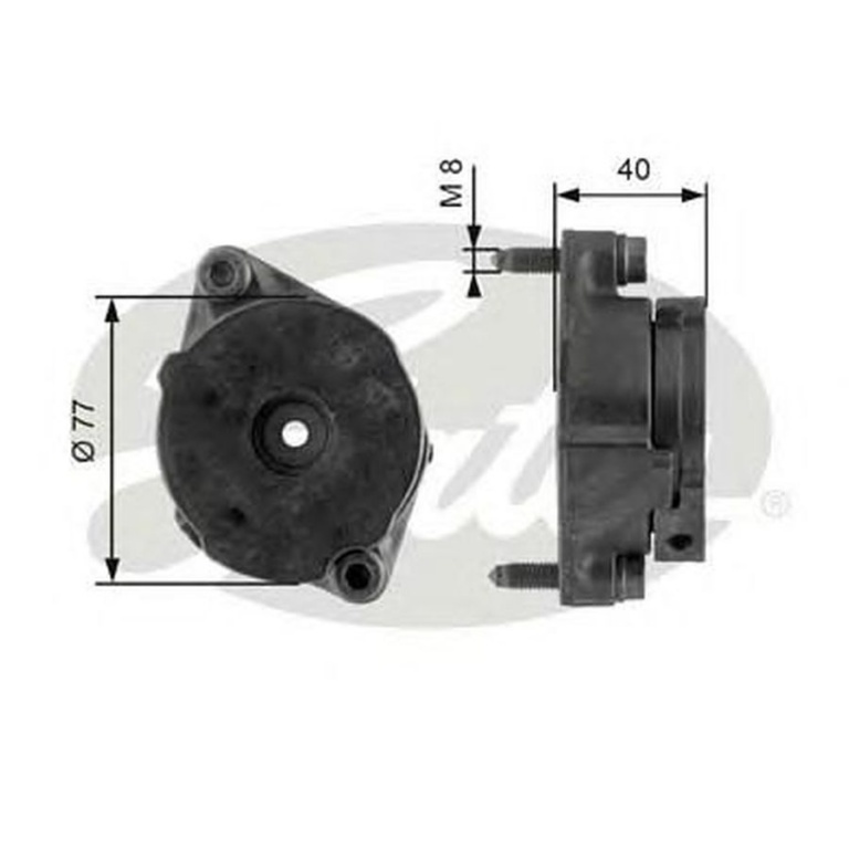 Rola Intinzator curea AUDI A6 Avant 4A C4 GATES T38345