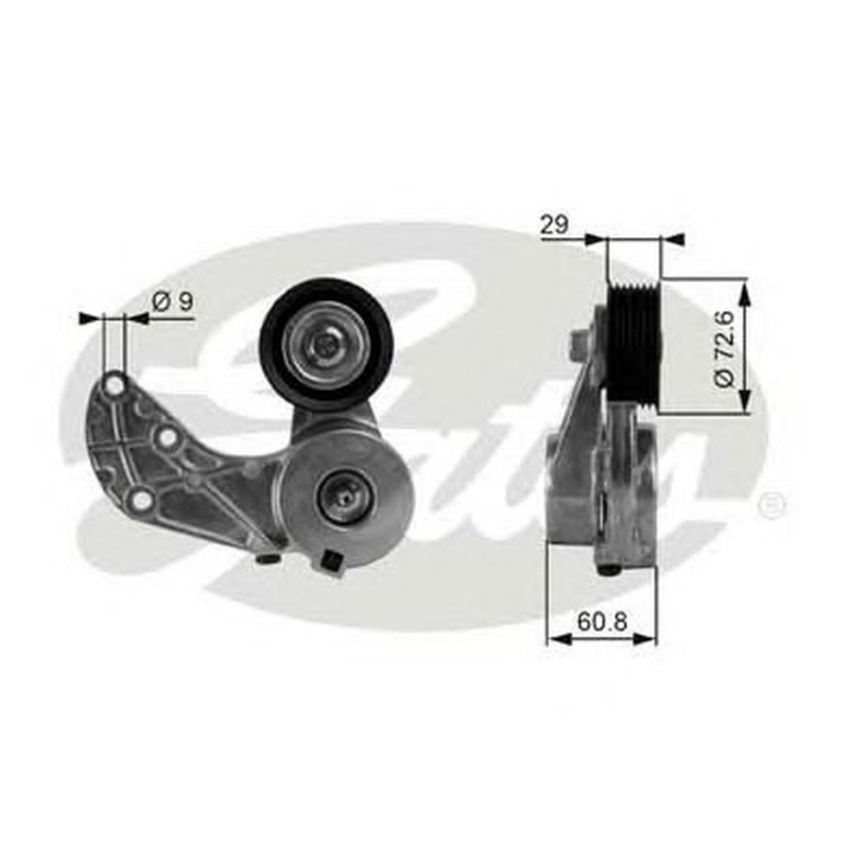 Rola Intinzator curea AUDI Q7 4L GATES T38317