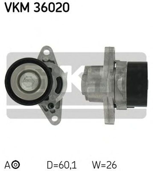 Rola Intinzator curea DACIA LOGAN EXPRESS FS SKF VKM36020