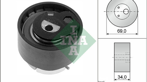 Rola intinzator,curea distributie CITROEN C5 