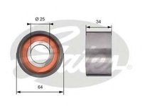 Rola intinzator,curea distributie Citroen RELAY bus (230P), FIAT SUPERBRAVO, FIAT 131 Familiare/Panorama - GATES T41234