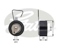 Rola intinzator curea distributie LAND ROVER FREELANDER (LN) (1998 - 2006) GATES T43141