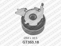 Rola intinzator,curea distributie OPEL KADETT D (31_-34_, 41_-44_), OPEL MONZA E (39_, 49_), OPEL KADETT E Cabriolet (43B_) - SNR GT353.18