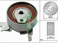 Rola intinzator,curea distributie OPEL VECTRA A (86_, 87_) (1988 - 1995) INA 531 0273 30