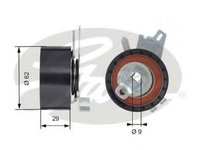 Rola intinzator,curea distributie PEUGEOT 307 (3A/C), PEUGEOT 307 SW (3H), PEUGEOT 807 (E) - GATES T43145