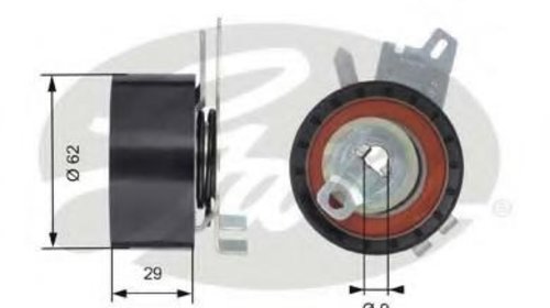 Rola intinzator,curea distributie PEUGEOT 307