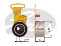 Rola intinzator,curea distributie ROVER 100 / METRO (XP), ROVER 100 Cabriolet (XP), ROVER 200 hatchback (XW) - GATES T41169