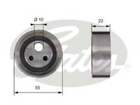 Rola intinzator curea distributie T41155 GATES pentru Dacia Logan Renault Megane Dacia Sandero Renault Kangoo Renault Clio Renault Sanderostepway Renault Symbol Renault Thalia Dacia Solenza Renault Logan Renault Tondar Dacia Super nova