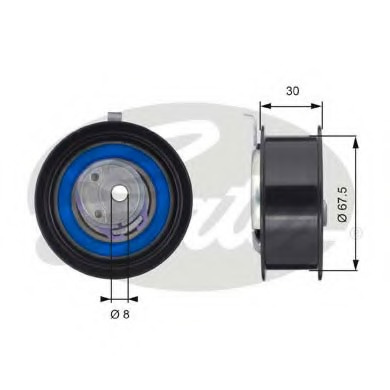 Rola intinzator curea distributie # T43059 # GATES
