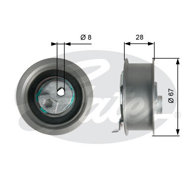 Rola intinzator curea distributie # Vw Bora 2007 2