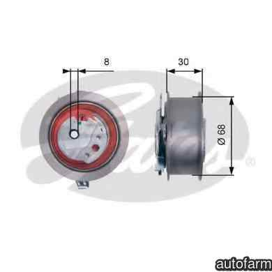 Rola intinzator curea distributie VW EOS 1F7 1F8 GATES T43219