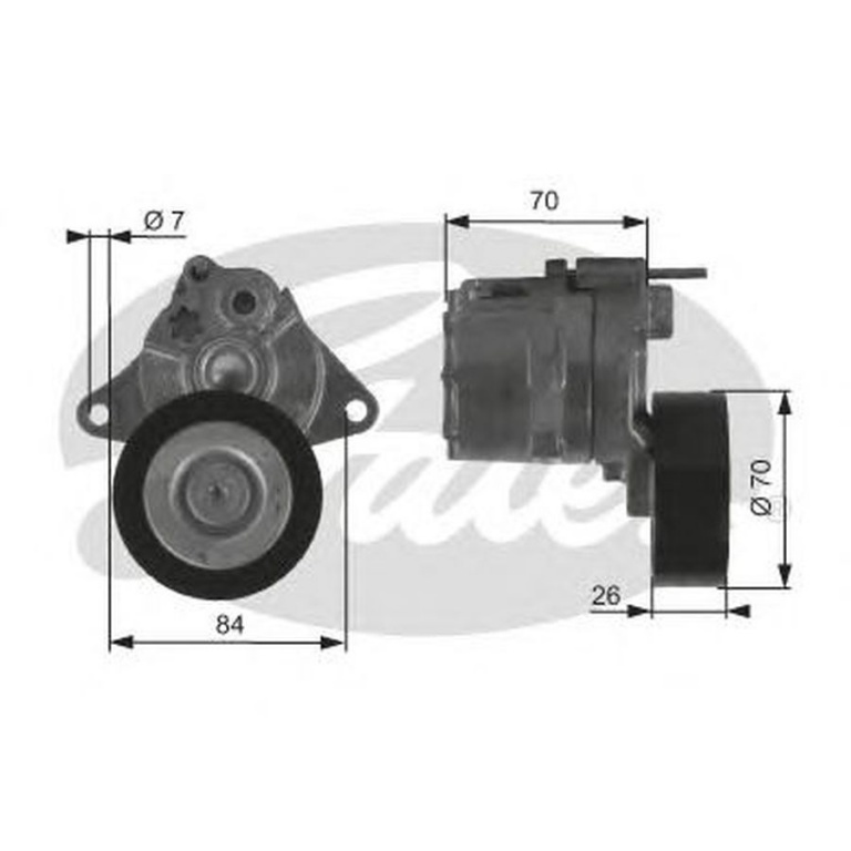 Rola Intinzator curea MERCEDES-BENZ C-CLASS T-Model S204 GATES T38415