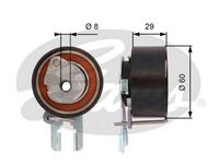 Rola Intinzator curea TOYOTA AYGO WNB1 KGB1 GATES T43158