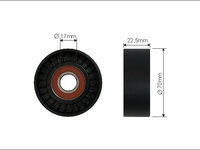 Rola intinzator,curea transmisie (23500 CAFFARO) MERCEDES-BENZ