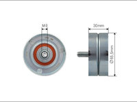 Rola intinzator,curea transmisie (39898 CAFFARO) MERCEDES-BENZ