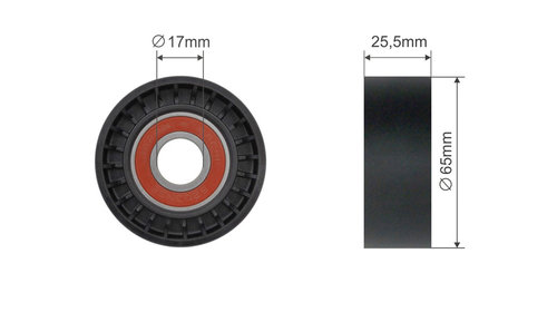 ROLA INTINZATOR CUREA TRANSMISIE, ALFA ROMEO 