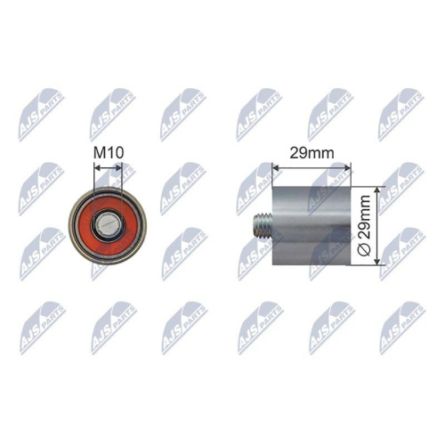 Rola intinzator curea transmisie Audi A1 11-, A3 9