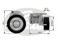 Rola intinzator,curea transmisie AUDI A2 (8Z0) (2000 - 2005) GATES T38214 piesa NOUA