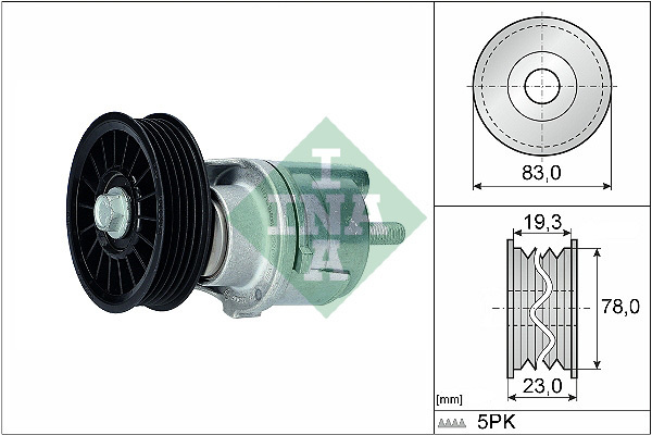 Rola intinzator curea transmisie # Audi A4 1995 1996 1997 1998 1999 2000 # 534 0185 10 # INA
