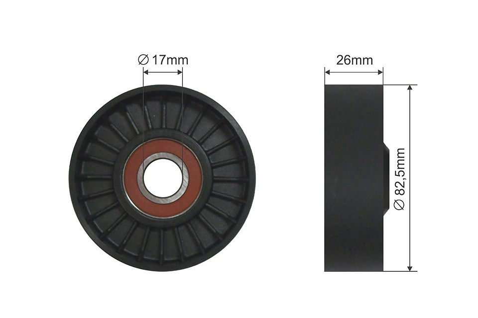 ROLA INTINZATOR CUREA TRANSMISIE, AUDI A6 C5, A8 D