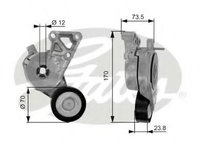 Rola intinzator,curea transmisie AUDI TT Roadster (8N9) (1999 - 2006) GATES T38148