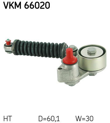 Rola intinzator,curea transmisie centru (VKM 66020 VKM66020 SKF) SUZUKI GRAND ESCUDO, GRAND NOMADE / GRAND VITARA, GRAND NOMADE / GRAND VITARA / GRAND ESCUDO, GRAND VITARA, GRAND VITARA XL-7