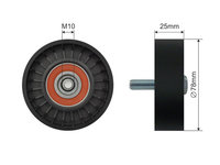 ROLA INTINZATOR CUREA TRANSMISIE, CITROEN C5, C5 I, C5 II, C8, EVASION, JUMPY, XSARA, XSARA PICASSO; FIAT SCUDO, ULYSSE; LANCIA PHEDRA, ZETA; PEUGEOT 206, 307, 406 1.8/2.0/2.2 01.99-