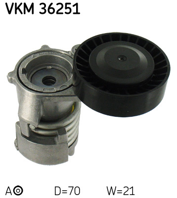 Rola intinzator,curea transmisie deasupra (VKM 362