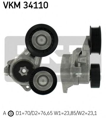 Rola intinzator curea transmisie FORD C-MAX (DM2) - Cod intern: W20034902 - LIVRARE DIN STOC in 24 ore!!!