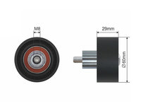 ROLA INTINZATOR CUREA TRANSMISIE, FORD COUGAR, FOCUS, MAVERICK, MONDEO II, TOURNEO CONNECT, TRANSIT CONNECT; MAZDA TRIBUTE 1.6/1.8/2.0 08.96-