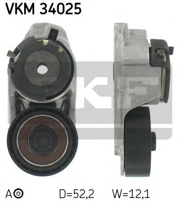 Rola intinzator curea transmisie JAGUAR X-TYPE Estate (CF1_) (2003 - 2009) QWP WBT030