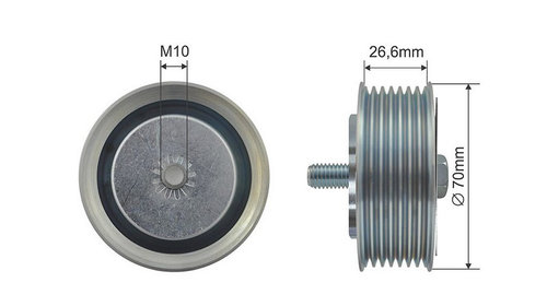 ROLA INTINZATOR CUREA TRANSMISIE NISSAN NOTE 